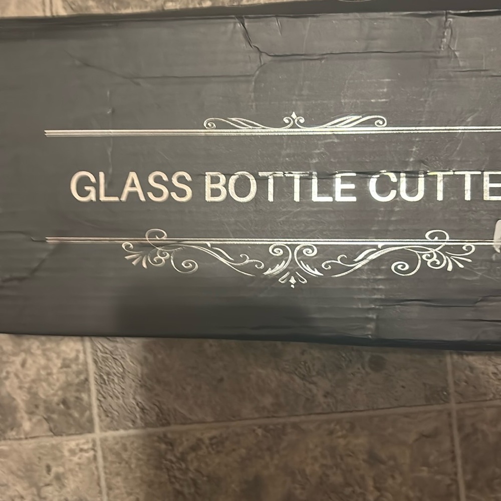 Brand new glass bottle cutter